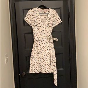 Womens boden wrap dress